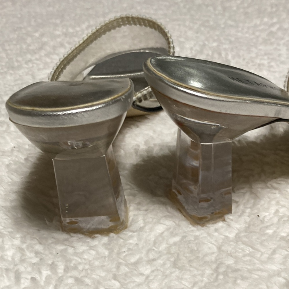Metaphor Clear Plastic Heels - Picture 4 of 4